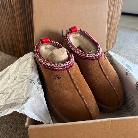 UGG Tazz Chestnut Platform Mule Clog Slipper - Picture 5 of 13